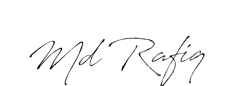 Design your own signature with our free online signature maker. With this signature software, you can create a handwritten (Antro_Vectra) signature for name Md Rafiq. Md Rafiq signature style 6 images and pictures png