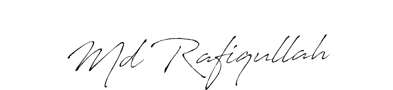 Create a beautiful signature design for name Md Rafiqullah. With this signature (Antro_Vectra) fonts, you can make a handwritten signature for free. Md Rafiqullah signature style 6 images and pictures png