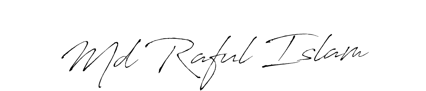 Use a signature maker to create a handwritten signature online. With this signature software, you can design (Antro_Vectra) your own signature for name Md Raful Islam. Md Raful Islam signature style 6 images and pictures png