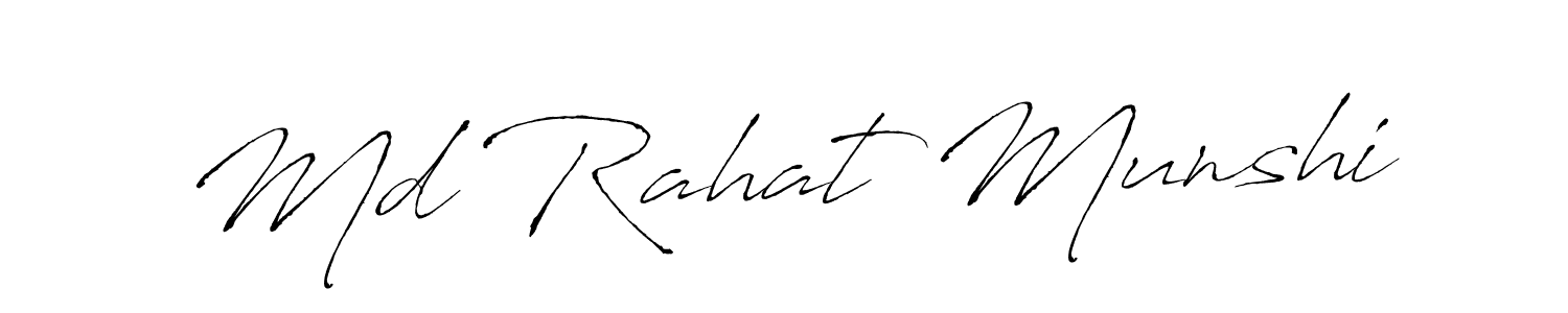 Make a beautiful signature design for name Md Rahat Munshi. Use this online signature maker to create a handwritten signature for free. Md Rahat Munshi signature style 6 images and pictures png