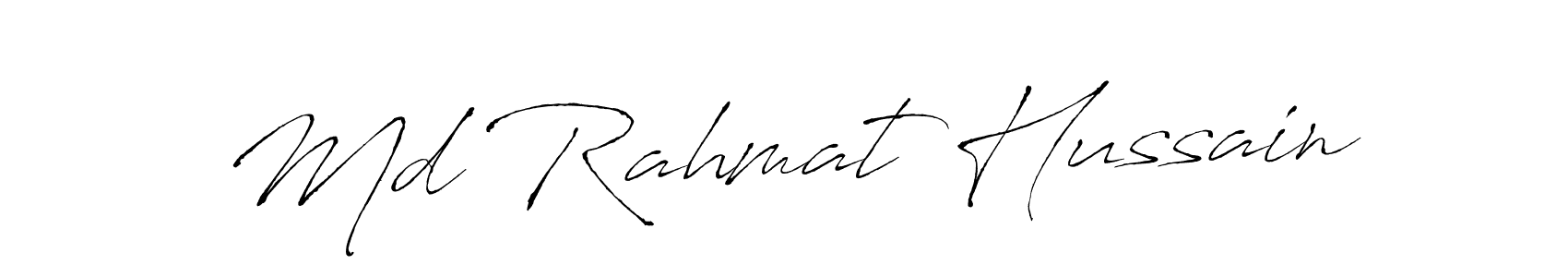Also we have Md Rahmat Hussain name is the best signature style. Create professional handwritten signature collection using Antro_Vectra autograph style. Md Rahmat Hussain signature style 6 images and pictures png