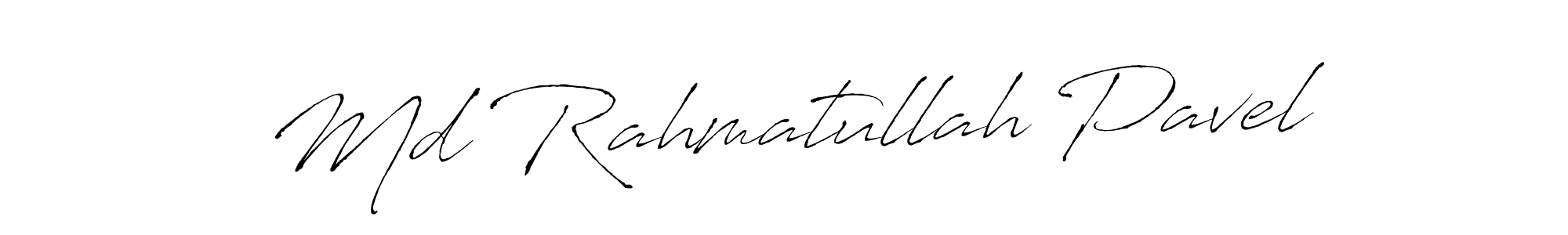 Make a short Md Rahmatullah Pavel signature style. Manage your documents anywhere anytime using Antro_Vectra. Create and add eSignatures, submit forms, share and send files easily. Md Rahmatullah Pavel signature style 6 images and pictures png