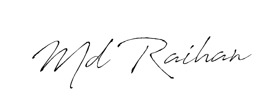 How to make Md Raihan name signature. Use Antro_Vectra style for creating short signs online. This is the latest handwritten sign. Md Raihan signature style 6 images and pictures png