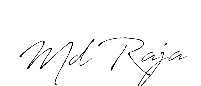 Md Raja stylish signature style. Best Handwritten Sign (Antro_Vectra) for my name. Handwritten Signature Collection Ideas for my name Md Raja. Md Raja signature style 6 images and pictures png