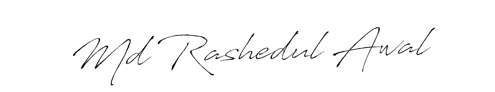 Similarly Antro_Vectra is the best handwritten signature design. Signature creator online .You can use it as an online autograph creator for name Md Rashedul Awal. Md Rashedul Awal signature style 6 images and pictures png