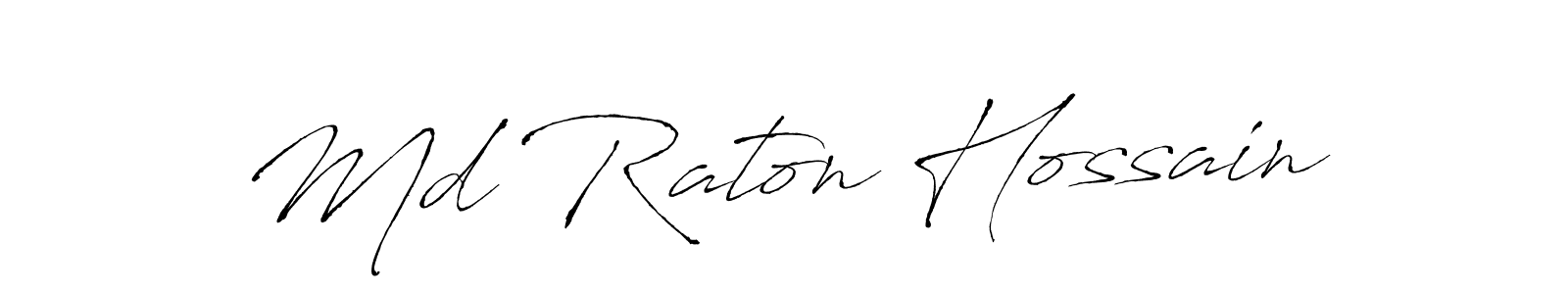 The best way (Antro_Vectra) to make a short signature is to pick only two or three words in your name. The name Md Raton Hossain include a total of six letters. For converting this name. Md Raton Hossain signature style 6 images and pictures png