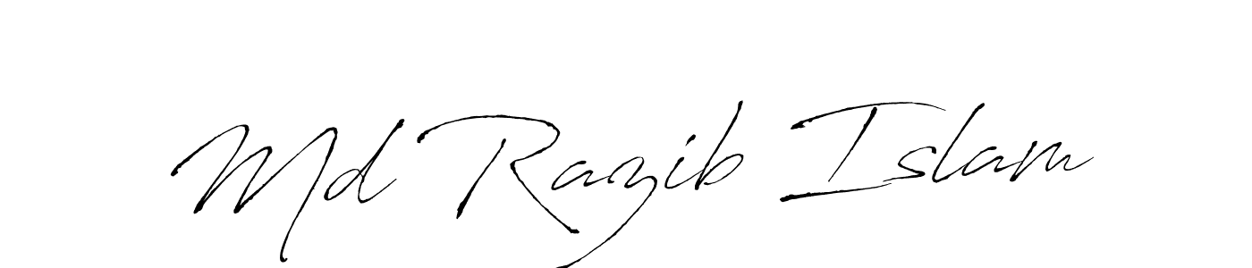 How to make Md Razib Islam name signature. Use Antro_Vectra style for creating short signs online. This is the latest handwritten sign. Md Razib Islam signature style 6 images and pictures png
