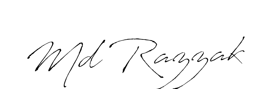 How to make Md Razzak signature? Antro_Vectra is a professional autograph style. Create handwritten signature for Md Razzak name. Md Razzak signature style 6 images and pictures png
