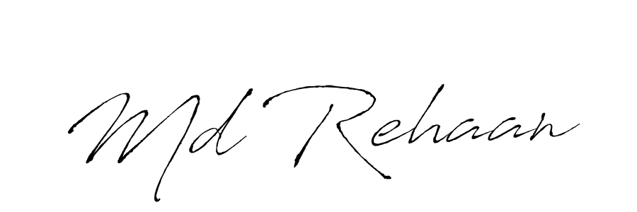 Use a signature maker to create a handwritten signature online. With this signature software, you can design (Antro_Vectra) your own signature for name Md Rehaan. Md Rehaan signature style 6 images and pictures png