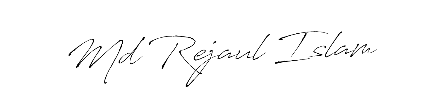 Md Rejaul Islam stylish signature style. Best Handwritten Sign (Antro_Vectra) for my name. Handwritten Signature Collection Ideas for my name Md Rejaul Islam. Md Rejaul Islam signature style 6 images and pictures png