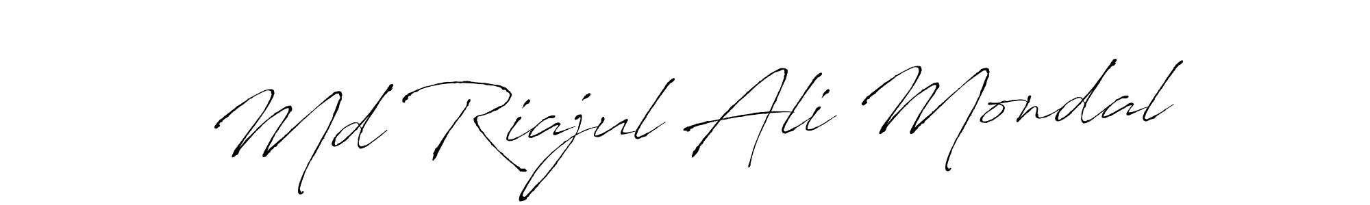 Make a beautiful signature design for name Md Riajul Ali Mondal. Use this online signature maker to create a handwritten signature for free. Md Riajul Ali Mondal signature style 6 images and pictures png