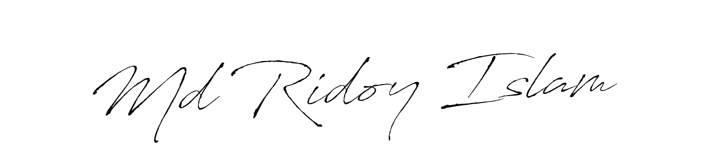 You can use this online signature creator to create a handwritten signature for the name Md Ridoy Islam. This is the best online autograph maker. Md Ridoy Islam signature style 6 images and pictures png