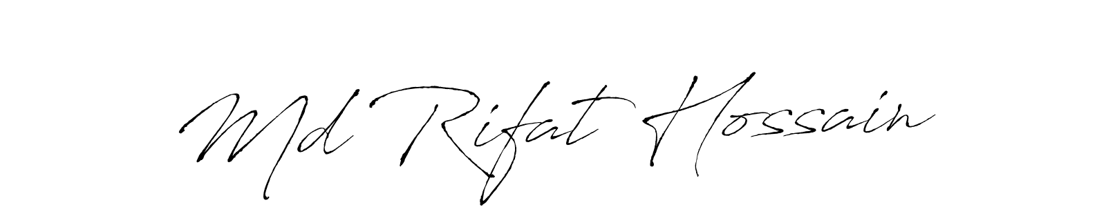 It looks lik you need a new signature style for name Md Rifat Hossain. Design unique handwritten (Antro_Vectra) signature with our free signature maker in just a few clicks. Md Rifat Hossain signature style 6 images and pictures png