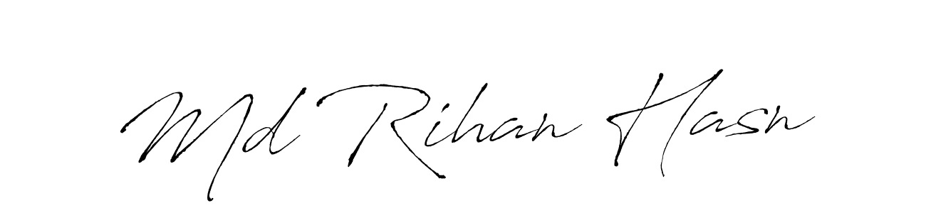 if you are searching for the best signature style for your name Md Rihan Hasn. so please give up your signature search. here we have designed multiple signature styles  using Antro_Vectra. Md Rihan Hasn signature style 6 images and pictures png