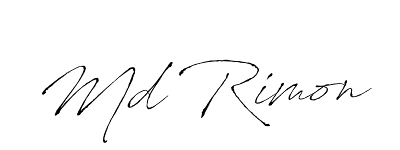 See photos of Md Rimon official signature by Spectra . Check more albums & portfolios. Read reviews & check more about Antro_Vectra font. Md Rimon signature style 6 images and pictures png