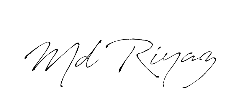 Design your own signature with our free online signature maker. With this signature software, you can create a handwritten (Antro_Vectra) signature for name Md Riyaz. Md Riyaz signature style 6 images and pictures png