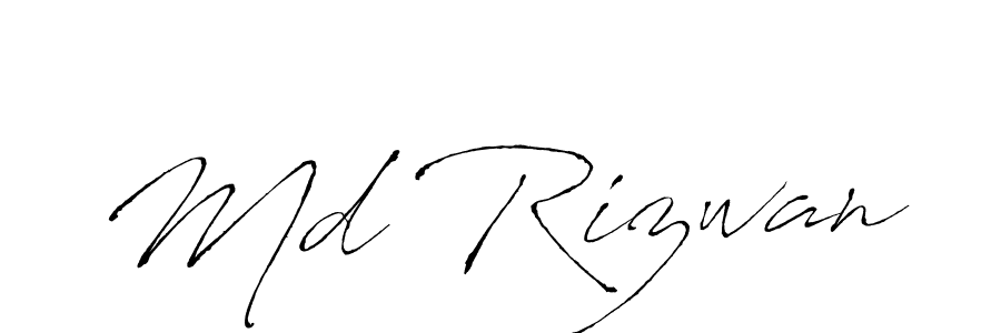 Also we have Md Rizwan name is the best signature style. Create professional handwritten signature collection using Antro_Vectra autograph style. Md Rizwan signature style 6 images and pictures png