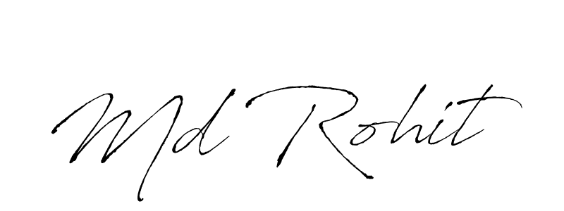 Also we have Md Rohit name is the best signature style. Create professional handwritten signature collection using Antro_Vectra autograph style. Md Rohit signature style 6 images and pictures png