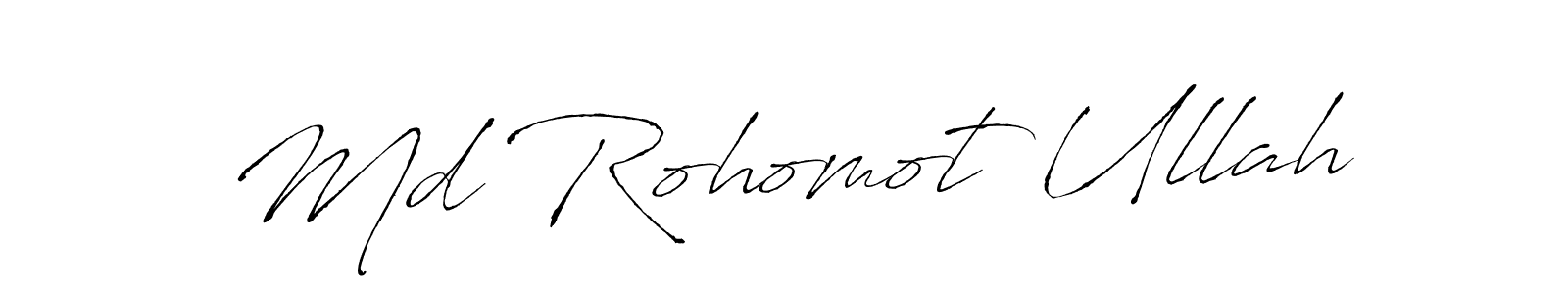 You should practise on your own different ways (Antro_Vectra) to write your name (Md Rohomot Ullah) in signature. don't let someone else do it for you. Md Rohomot Ullah signature style 6 images and pictures png