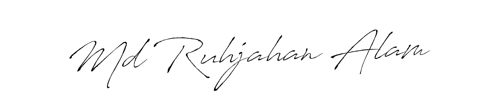 Similarly Antro_Vectra is the best handwritten signature design. Signature creator online .You can use it as an online autograph creator for name Md Ruhjahan Alam. Md Ruhjahan Alam signature style 6 images and pictures png