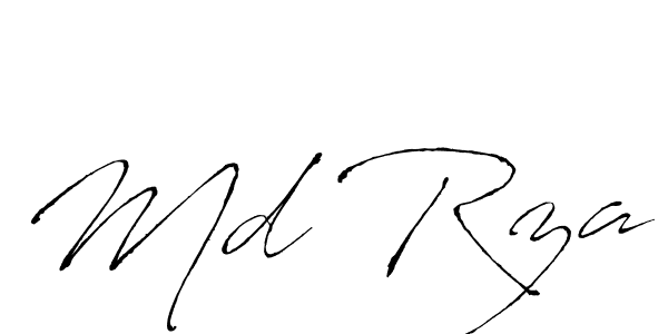 Design your own signature with our free online signature maker. With this signature software, you can create a handwritten (Antro_Vectra) signature for name Md Rza. Md Rza signature style 6 images and pictures png
