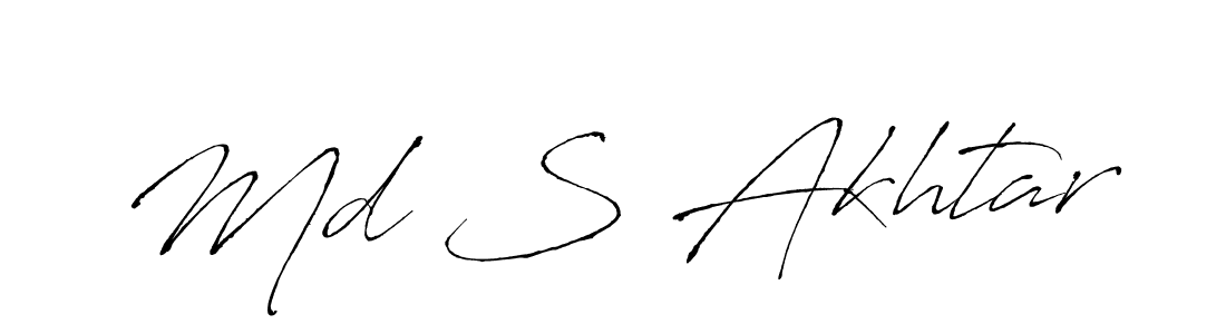 Make a beautiful signature design for name Md S Akhtar. Use this online signature maker to create a handwritten signature for free. Md S Akhtar signature style 6 images and pictures png