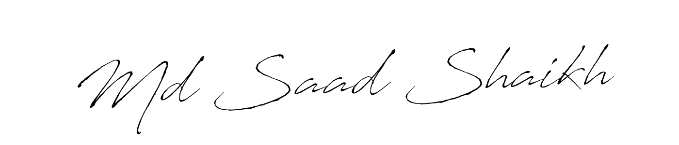 Here are the top 10 professional signature styles for the name Md Saad Shaikh. These are the best autograph styles you can use for your name. Md Saad Shaikh signature style 6 images and pictures png