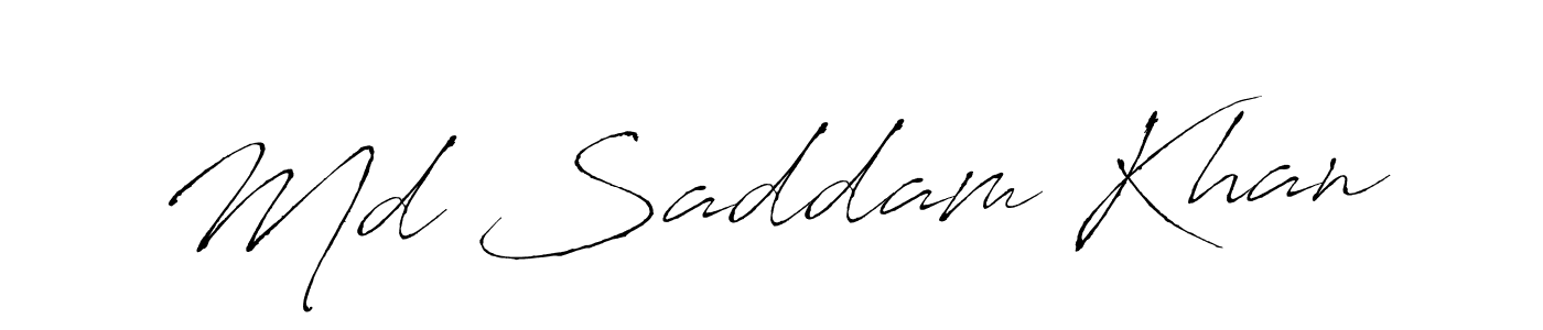 How to make Md Saddam Khan signature? Antro_Vectra is a professional autograph style. Create handwritten signature for Md Saddam Khan name. Md Saddam Khan signature style 6 images and pictures png