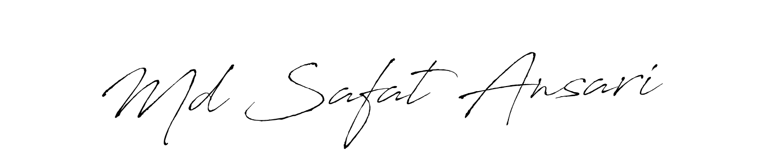 Antro_Vectra is a professional signature style that is perfect for those who want to add a touch of class to their signature. It is also a great choice for those who want to make their signature more unique. Get Md Safat Ansari name to fancy signature for free. Md Safat Ansari signature style 6 images and pictures png