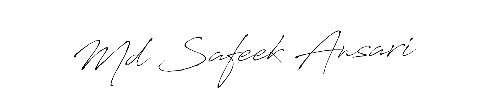 Also You can easily find your signature by using the search form. We will create Md Safeek Ansari name handwritten signature images for you free of cost using Antro_Vectra sign style. Md Safeek Ansari signature style 6 images and pictures png