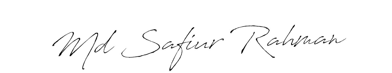 How to make Md Safiur Rahman signature? Antro_Vectra is a professional autograph style. Create handwritten signature for Md Safiur Rahman name. Md Safiur Rahman signature style 6 images and pictures png
