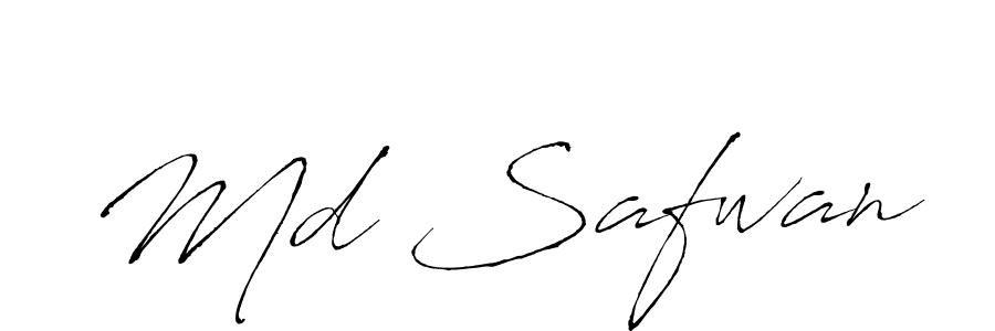Make a beautiful signature design for name Md Safwan. With this signature (Antro_Vectra) style, you can create a handwritten signature for free. Md Safwan signature style 6 images and pictures png