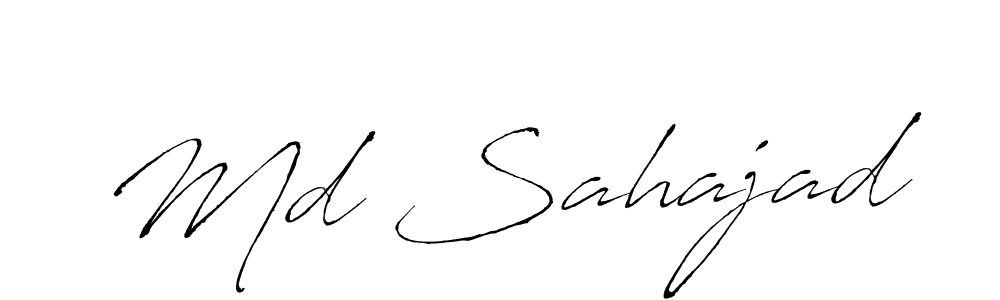 It looks lik you need a new signature style for name Md Sahajad. Design unique handwritten (Antro_Vectra) signature with our free signature maker in just a few clicks. Md Sahajad signature style 6 images and pictures png