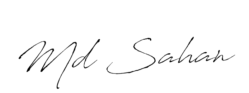 Make a beautiful signature design for name Md Sahan. Use this online signature maker to create a handwritten signature for free. Md Sahan signature style 6 images and pictures png