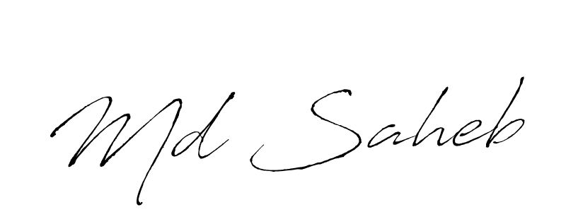 You should practise on your own different ways (Antro_Vectra) to write your name (Md Saheb) in signature. don't let someone else do it for you. Md Saheb signature style 6 images and pictures png