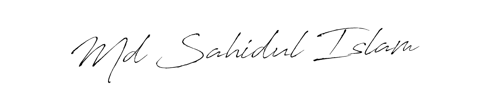 Also You can easily find your signature by using the search form. We will create Md Sahidul Islam name handwritten signature images for you free of cost using Antro_Vectra sign style. Md Sahidul Islam signature style 6 images and pictures png
