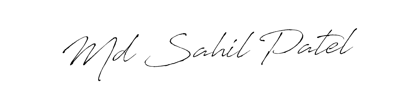 It looks lik you need a new signature style for name Md Sahil Patel. Design unique handwritten (Antro_Vectra) signature with our free signature maker in just a few clicks. Md Sahil Patel signature style 6 images and pictures png