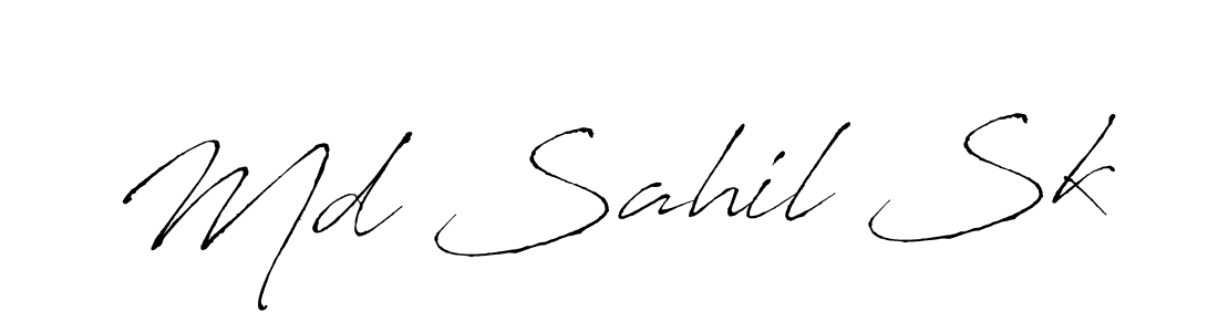 It looks lik you need a new signature style for name Md Sahil Sk. Design unique handwritten (Antro_Vectra) signature with our free signature maker in just a few clicks. Md Sahil Sk signature style 6 images and pictures png