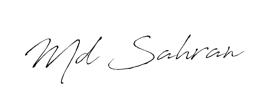 Make a beautiful signature design for name Md Sahran. Use this online signature maker to create a handwritten signature for free. Md Sahran signature style 6 images and pictures png