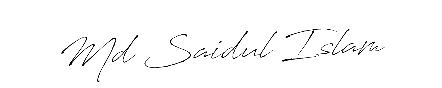 Antro_Vectra is a professional signature style that is perfect for those who want to add a touch of class to their signature. It is also a great choice for those who want to make their signature more unique. Get Md Saidul Islam name to fancy signature for free. Md Saidul Islam signature style 6 images and pictures png