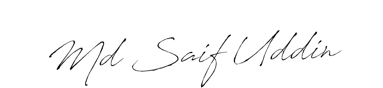 Also You can easily find your signature by using the search form. We will create Md Saif Uddin name handwritten signature images for you free of cost using Antro_Vectra sign style. Md Saif Uddin signature style 6 images and pictures png
