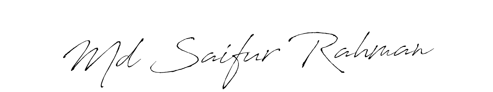 Md Saifur Rahman stylish signature style. Best Handwritten Sign (Antro_Vectra) for my name. Handwritten Signature Collection Ideas for my name Md Saifur Rahman. Md Saifur Rahman signature style 6 images and pictures png