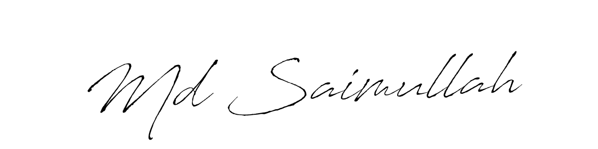 It looks lik you need a new signature style for name Md Saimullah. Design unique handwritten (Antro_Vectra) signature with our free signature maker in just a few clicks. Md Saimullah signature style 6 images and pictures png