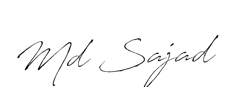 This is the best signature style for the Md Sajad name. Also you like these signature font (Antro_Vectra). Mix name signature. Md Sajad signature style 6 images and pictures png