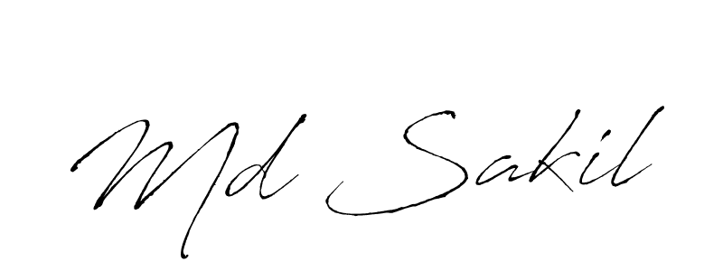 How to Draw Md Sakil signature style? Antro_Vectra is a latest design signature styles for name Md Sakil. Md Sakil signature style 6 images and pictures png