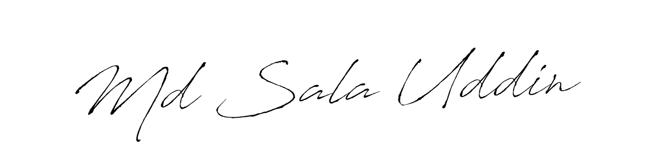 Also You can easily find your signature by using the search form. We will create Md Sala Uddin name handwritten signature images for you free of cost using Antro_Vectra sign style. Md Sala Uddin signature style 6 images and pictures png