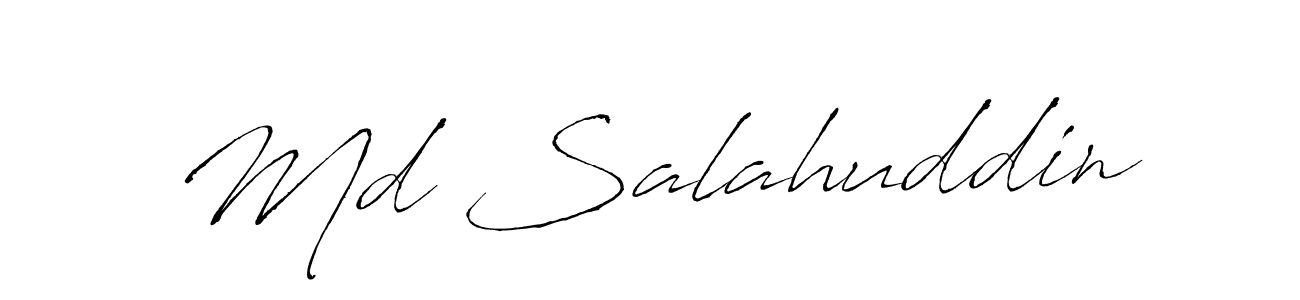 Also You can easily find your signature by using the search form. We will create Md Salahuddin name handwritten signature images for you free of cost using Antro_Vectra sign style. Md Salahuddin signature style 6 images and pictures png