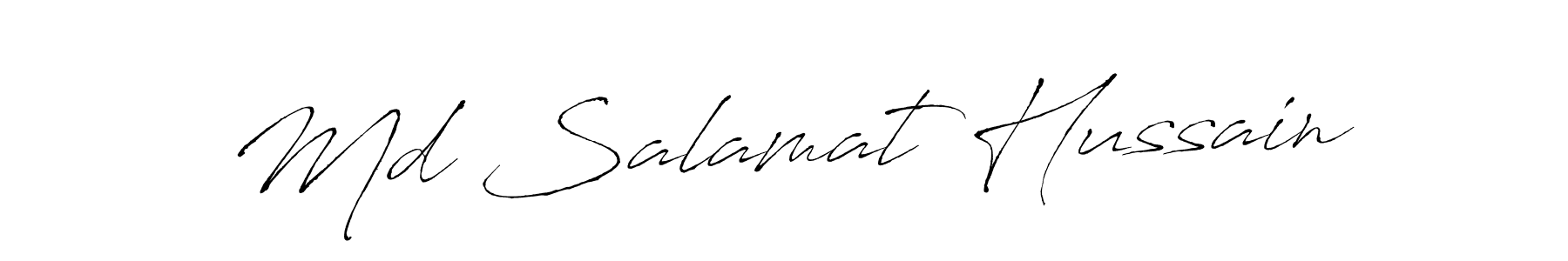 You should practise on your own different ways (Antro_Vectra) to write your name (Md Salamat Hussain) in signature. don't let someone else do it for you. Md Salamat Hussain signature style 6 images and pictures png