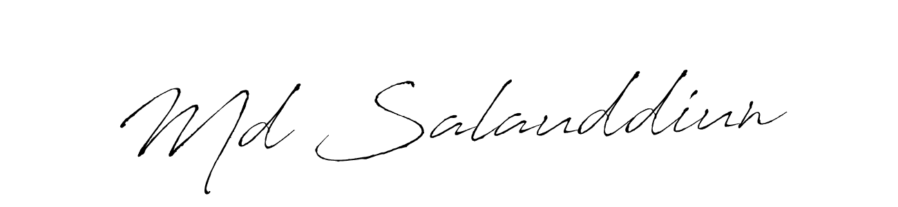 Antro_Vectra is a professional signature style that is perfect for those who want to add a touch of class to their signature. It is also a great choice for those who want to make their signature more unique. Get Md Salauddiun name to fancy signature for free. Md Salauddiun signature style 6 images and pictures png