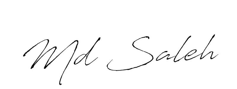 How to make Md Saleh name signature. Use Antro_Vectra style for creating short signs online. This is the latest handwritten sign. Md Saleh signature style 6 images and pictures png